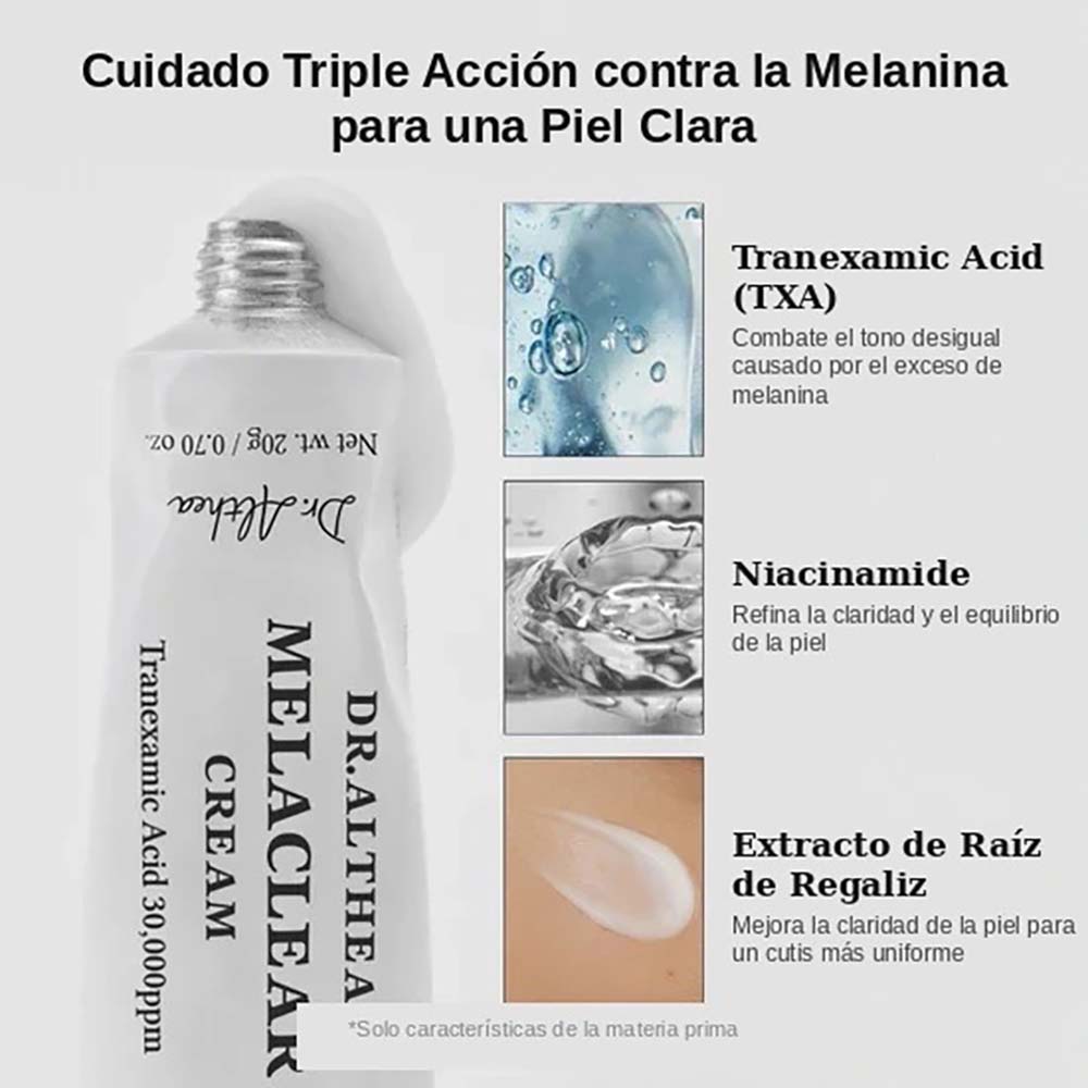 MELACLEAR CREAM DE DR. ALTHEA (CREMA PARA TONO UNIFORME DE LA PIEL)